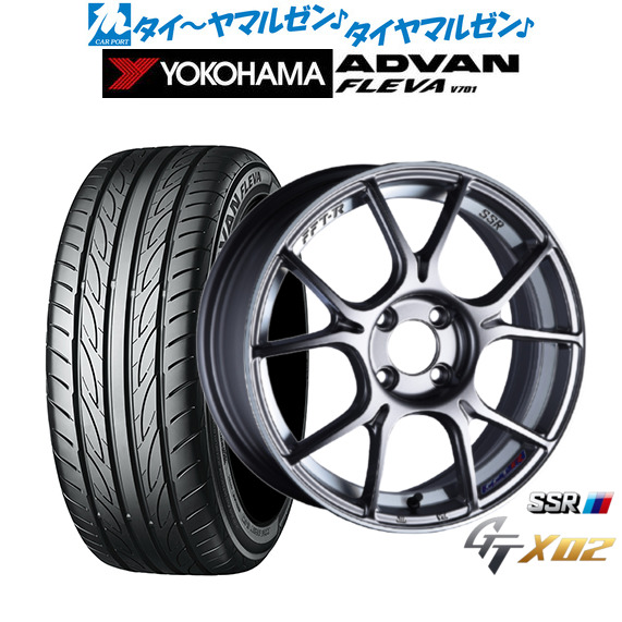 新品 サマータイヤ ホイール4本セットタナベ SSR GT X0216インチ 6.5Jヨコハマ ADVAN アドバン フレバ V701195/55R16｜カーポートマルゼン 店