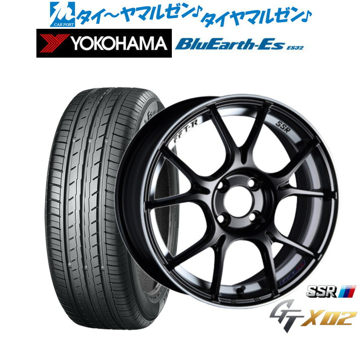 新品 サマータイヤ ホイール4本セット タナベ SSR GT X02 16インチ 6.5J ヨコハマ BluEarth-ES ブルーアースイーエス ES32 205/55R16