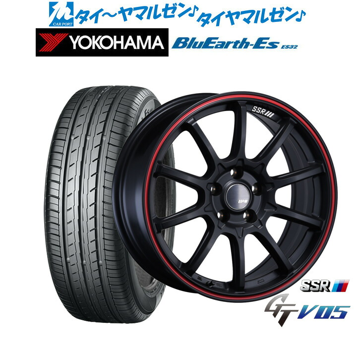 新品 サマータイヤ ホイール4本セット タナベ SSR GT V05 18インチ 7.5J ヨコハマ BluEarth-ES ブルーアースイーエス ES32 215/45R18