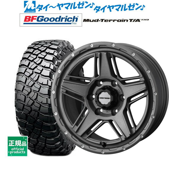 [ﾏﾗｿﾝ期間]P最大42倍&ｸｰﾎﾟﾝ配布 新品 サマータイヤ ホイール4本セット ウェッズ アドベンチャー マッドヴァンス 07 18インチ 8.0J BFグッドリッチ マッドテレーン T/A KM3 265/60R18 169,800円