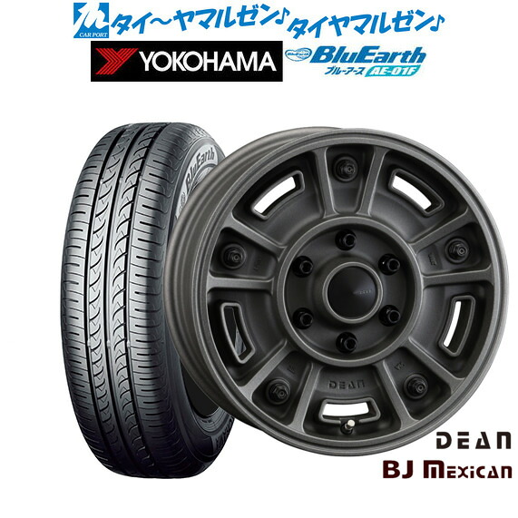 新品 サマータイヤ ホイール4本セットクリムソン ディーン BJ メキシカン16インチ 6.5Jヨコハマ BluEarth ブルーアース (AE-01F)205/60R16|カーポートマルゼン 店