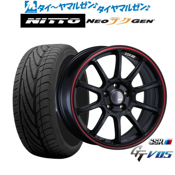 新品 サマータイヤ ホイール4本セットタナベ SSR GT V0517インチ 7.0JNITTO NEO GEN 215/40R17|カーポートマルゼン 店