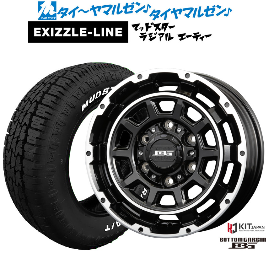 最大10万P当たる！大抽選開催中 新品 オフロードタイヤ ホイール4本セット コーセイ ボトムガルシア ディグレ 16インチ 6.5J エクシズルライン MUDSTAR マッドスター RADIAL ラジアル A/T 215/65R16