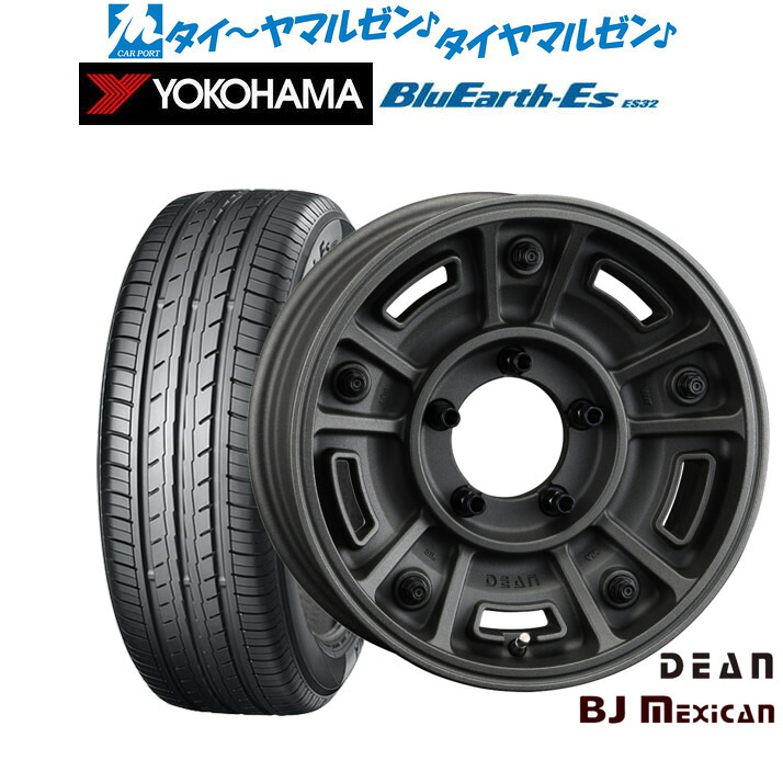 [マラソン期間]割引クーポン配布新品 サマータイヤ ホイール4本セットクリムソン ディーン BJ メキシカン16インチ 6.0Jヨコハマ BluEarth-ES ブルーアースイーエス ES32215/65R16｜カーポートマルゼン 店