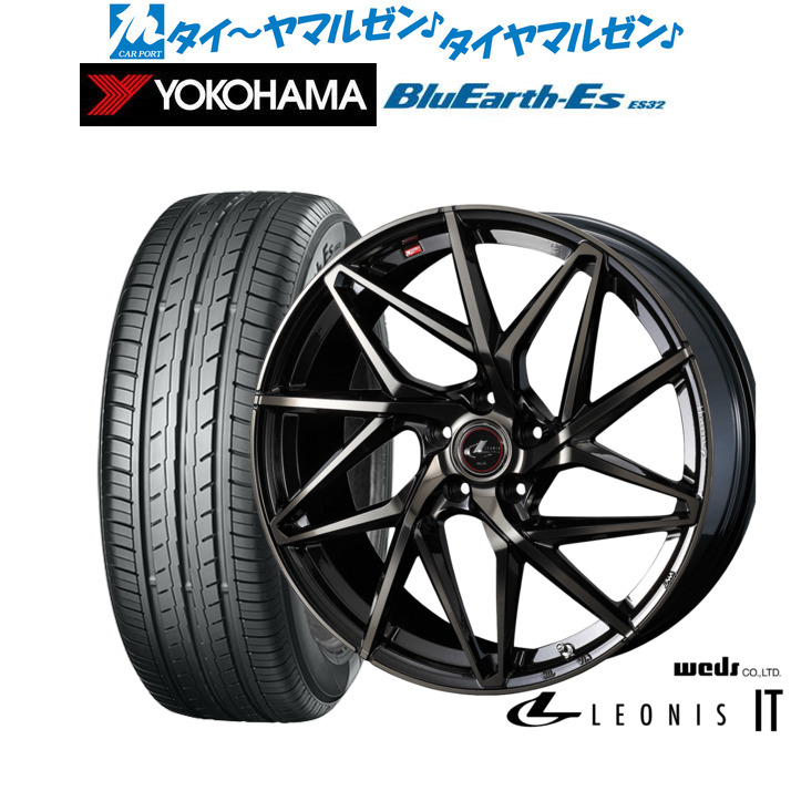新品 サマータイヤ ホイール4本セットウェッズ レオニス IT19インチ 7.5Jヨコハマ BluEarth-ES ブルーアースイーエス ES32245/40R19|カーポートマルゼン 店