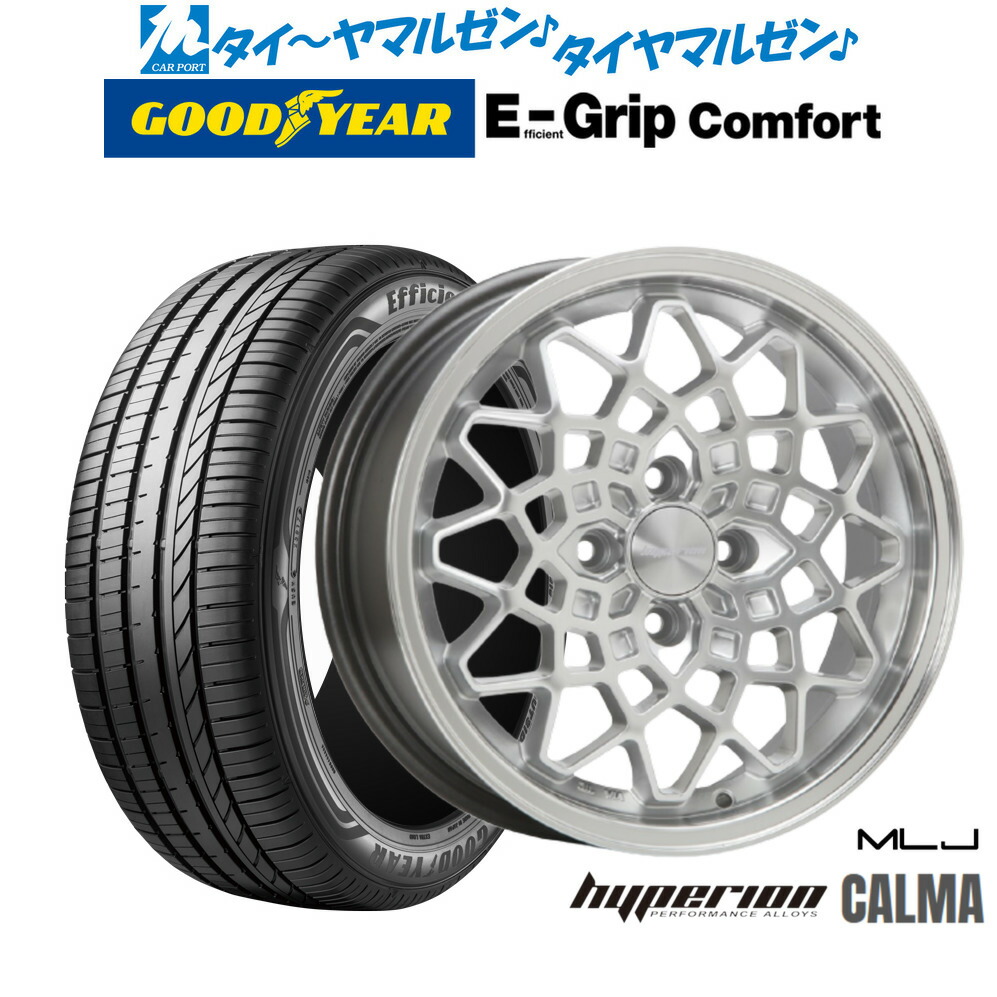 新品 サマータイヤ ホイール4本セット MLJ ハイペリオン カルマ 15インチ 5.0J グッドイヤー エフィシエント グリップ コンフォート 165/50R15 60,335円