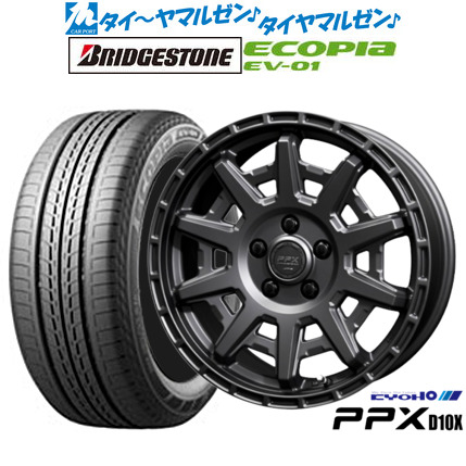 [18日]割引クーポン配布 新品 サマータイヤ ホイール4本セット KYOHO PPX D10X 17インチ 7.0J ブリヂストン ECOPIA エコピア EV-01 215/50R17