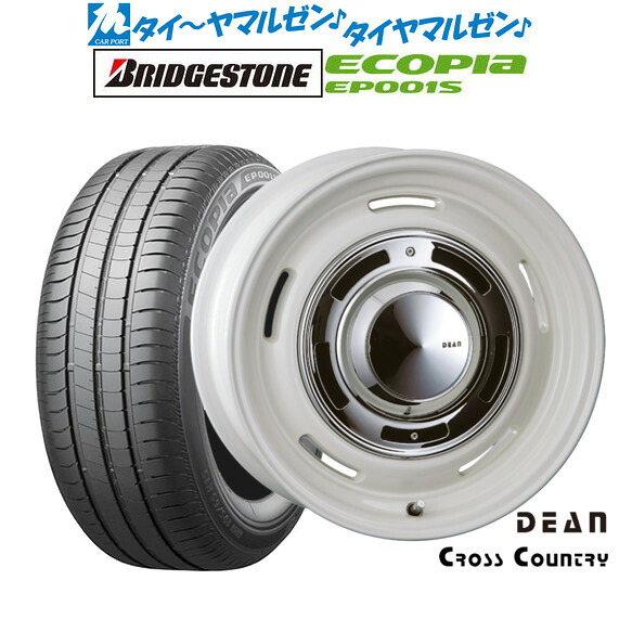新品 サマータイヤ ホイール4本セット クリムソン ディーン クロスカントリー 15インチ 6.0J ブリヂストン ECOPIA エコピア EP001S 195/65R15