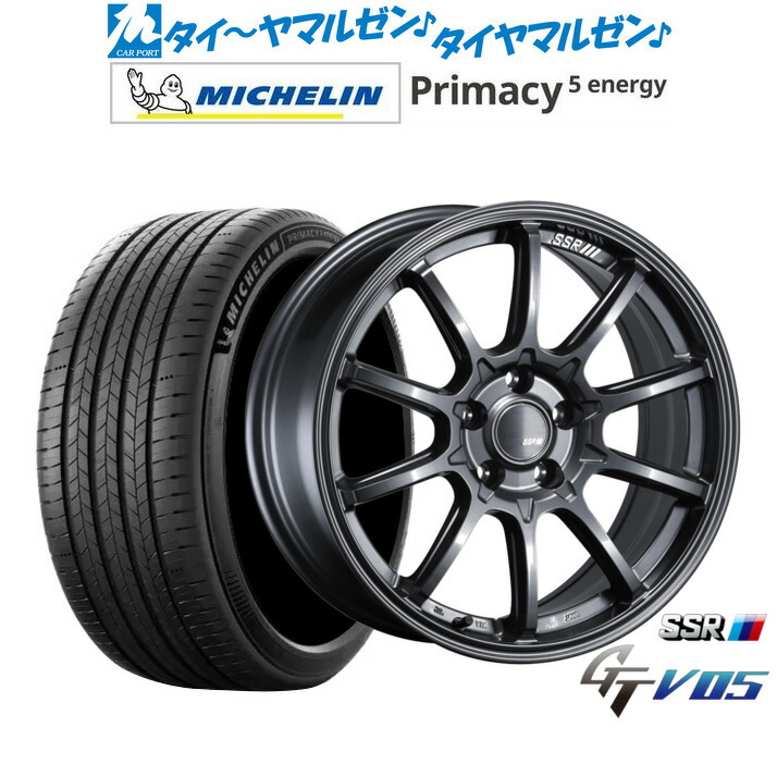 新品 サマータイヤ ホイール4本セットタナベ SSR GT V0518インチ 7.5Jミシュラン プライマシー プライマシー5 energy225/55R18｜カーポートマルゼン 店