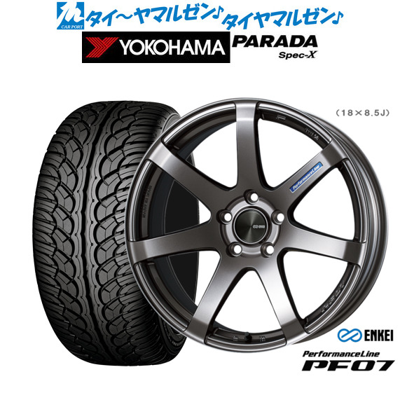 新品 サマータイヤ ホイール4本セットエンケイ PF0718インチ 7.5Jヨコハマ PARADA パラダ Spec-X235/60R18｜カーポートマルゼン 店