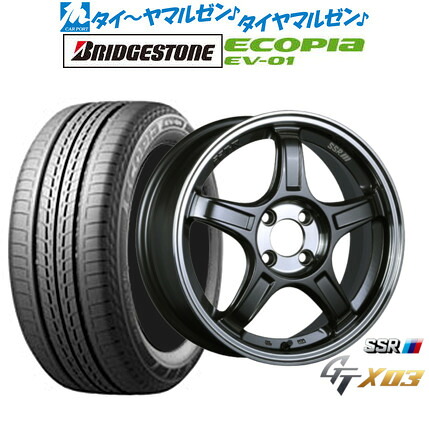 新品 サマータイヤ ホイール4本セット タナベ SSR GT X03 16インチ 6.5J ブリヂストン ECOPIA エコピア EV-01 205/55R16