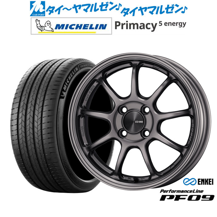 新品 サマータイヤ ホイール4本セットエンケイ PF0916インチ 6.5Jミシュラン プライマシー プライマシー5 energy205/60R16|カーポートマルゼン 店