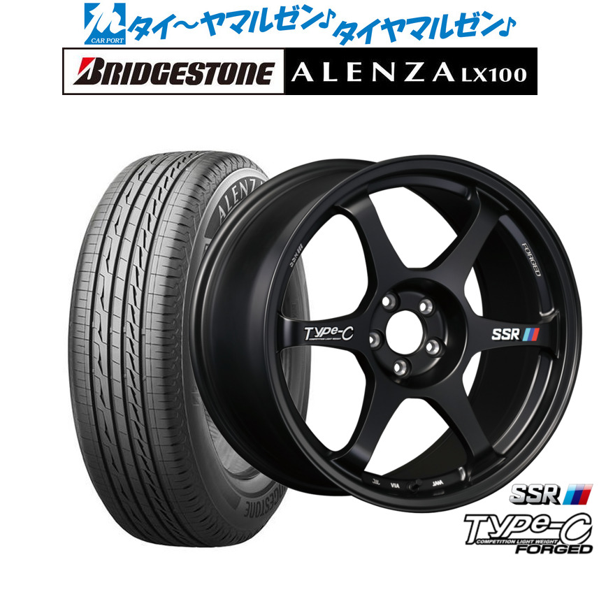 新品 サマータイヤ ホイール4本セットタナベ SSR Type-C FORGED18インチ 8.0Jブリヂストン ALENZA アレンザ LX100215/50R18｜カーポートマルゼン 店