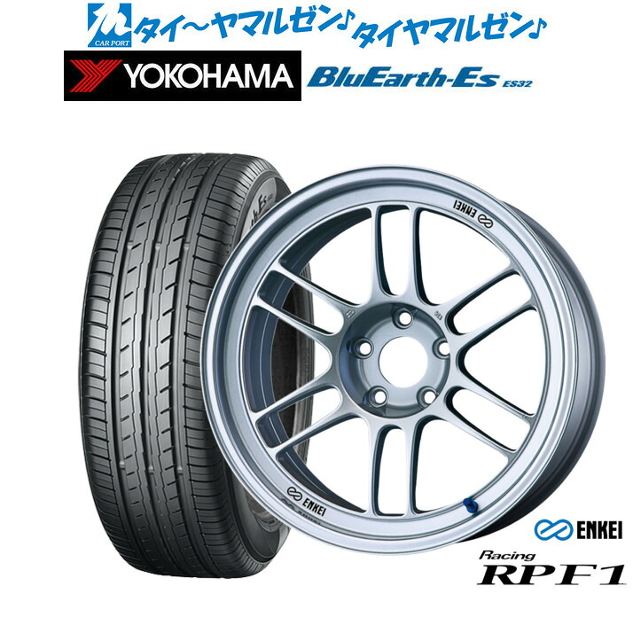 [18日]割引クーポン配布 新品 サマータイヤ ホイール4本セット エンケイ RPF1 18インチ 8.0J ヨコハマ BluEarth-ES ブルーアースイーエス ES32 215/40R18