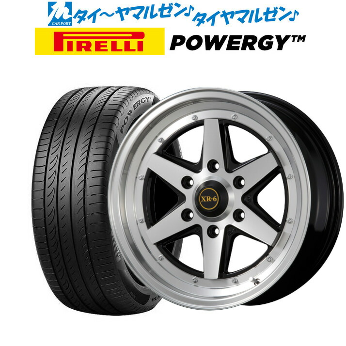 新品 サマータイヤ ホイール4本セット ファブレス ヴァローネ XR-6 (1P) 18インチ 6.5J ピレリ POWERGY (パワジー) 215/55R18