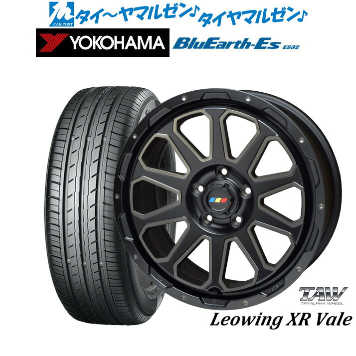 新品 サマータイヤ ホイール4本セット トライアルファ レオウイング クロスヴェイル 17インチ 7.0J ヨコハマ BluEarth-ES ブルーアースイーエス ES32 195/60R17