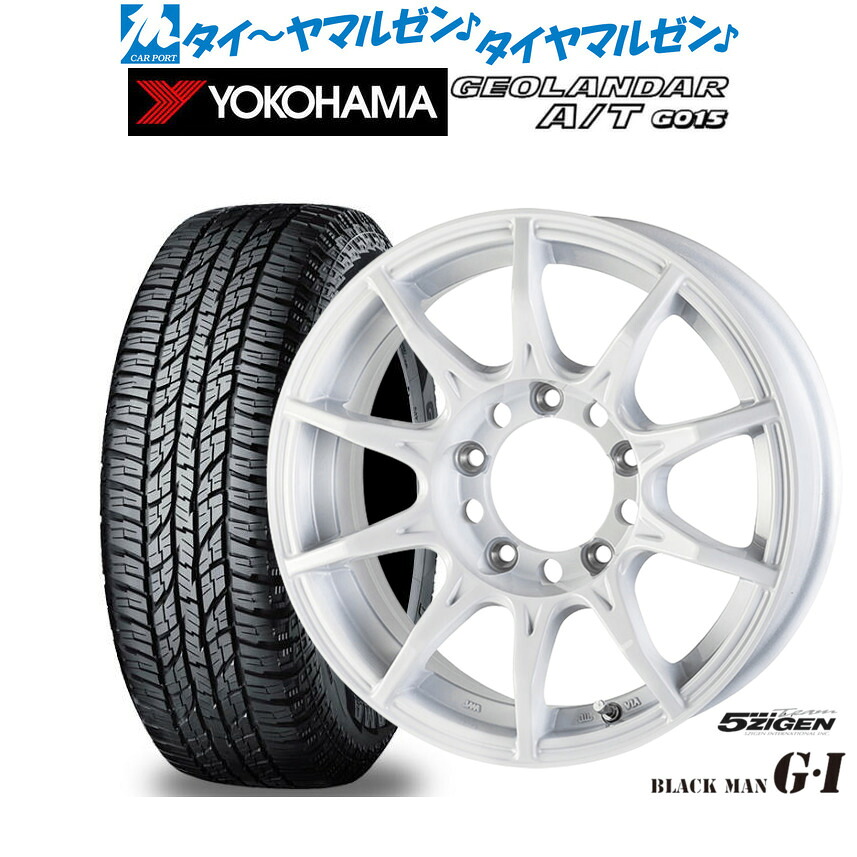 新品 オフロードタイヤ ホイール4本セット 5ZIGEN ゴジゲン ブラックマン ジーアイ 16インチ 5.5J ヨコハマ GEOLANDAR ジオランダー AT(G015) 215/65R16