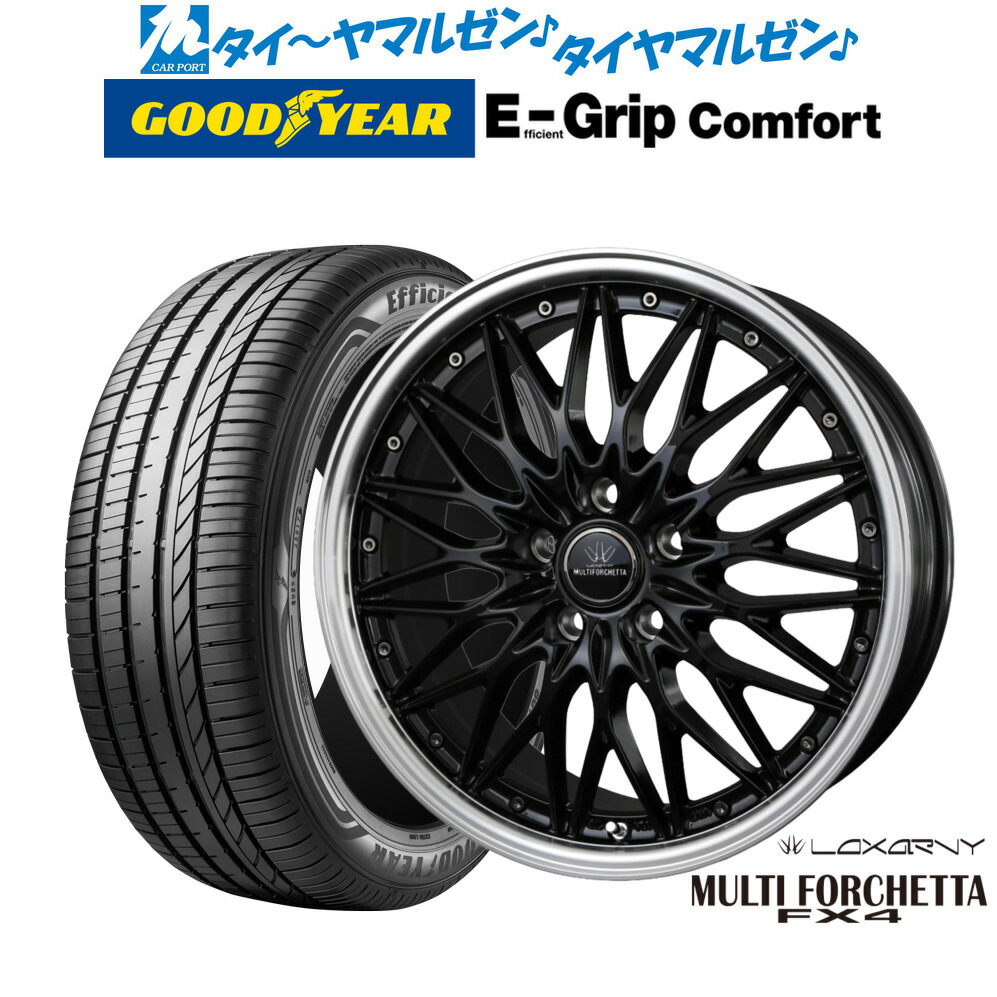 新品 サマータイヤ ホイール4本セットBADX ロクサーニ マルチフォルケッタ FX419インチ 8.0Jグッドイヤー エフィシエント グリップ コンフォート235/40R19|カーポートマルゼン 店