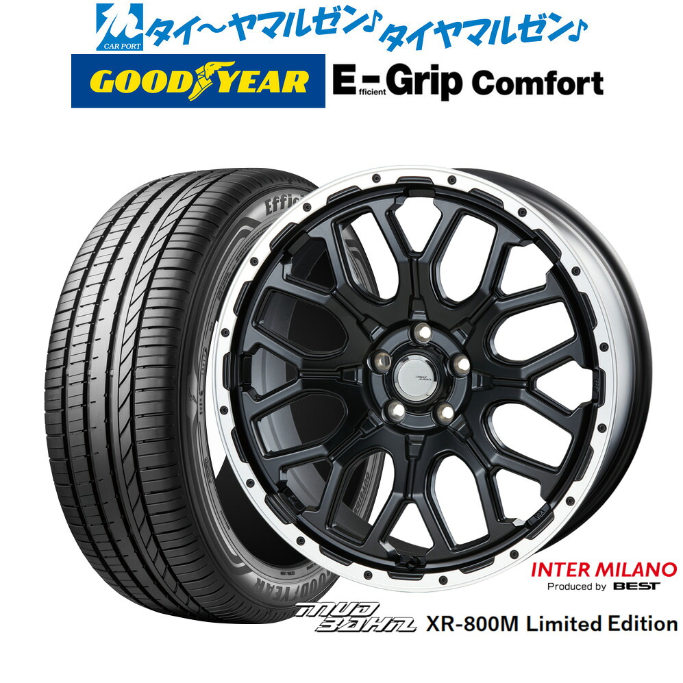 新品 サマータイヤ ホイール4本セット インターミラノ マッドバーン XR-800M リミテッドエディション 20インチ 8.5J グッドイヤー エフィシエント グリップ コンフォート 245/40R20