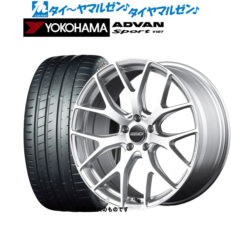 新品 サマータイヤ ホイール4本セットレイズ HOMURA ホムラ 2×7 FT19インチ 8.0Jヨコハマ ADVAN アドバン Sport (V107)255/50R19|カーポートマルゼン 店