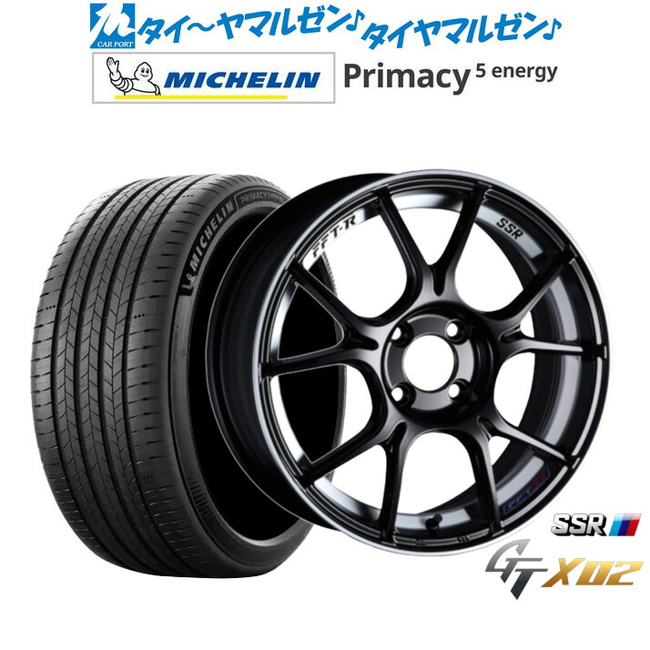 新品 サマータイヤ ホイール4本セットタナベ SSR GT X0216インチ 6.5Jミシュラン プライマシー プライマシー5 energy205/60R16｜カーポートマルゼン 店