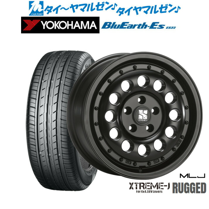新品 サマータイヤ ホイール4本セット MLJ エクストリーム ラギッド 16インチ 6.5J ヨコハマ BluEarth-ES ブルーアースイーエス ES32 215/60R16 75,845円