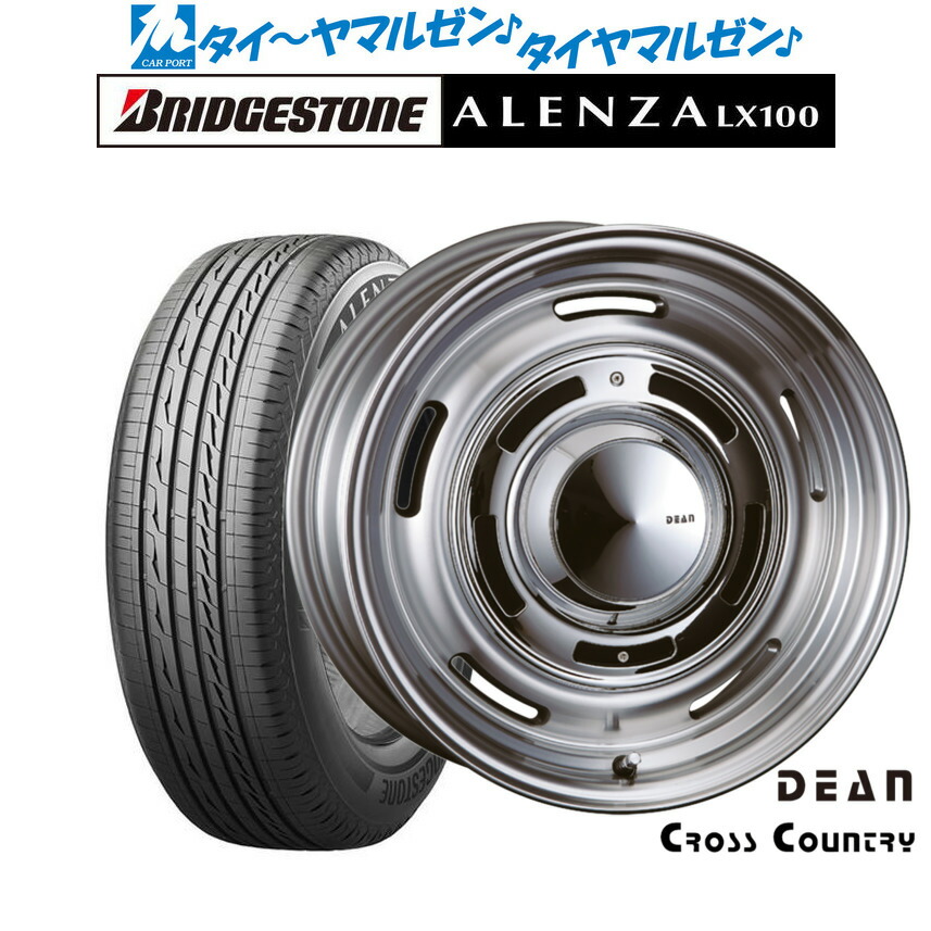 [ﾏﾗｿﾝ期間]P最大42倍&ｸｰﾎﾟﾝ配布 新品 サマータイヤ ホイール4本セット クリムソン ディーン クロスカントリー 18インチ 8.0J ブリヂストン ALENZA アレンザ LX100 215/50R18