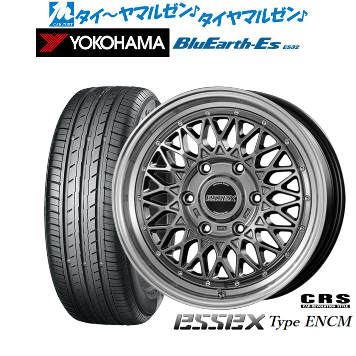 新品 サマータイヤ ホイール4本セットCRS ESSEX エセックス ENCM(1ピース)16インチ 6.5Jヨコハマ BluEarth-ES ブルーアースイーエス ES32215/65R16｜カーポートマルゼン 店
