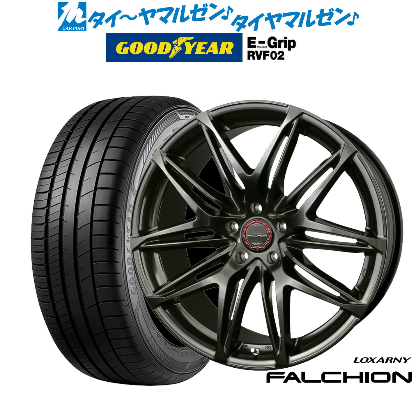 245/45/20 タイヤ・ホイール4本セット　ヨコハマタイヤ　ロクサーニ ロクサーニ サマータイヤ ホイール4本セット BADX ファルシオン