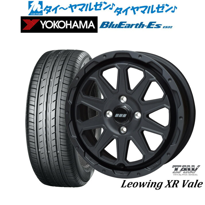 [ﾏﾗｿﾝ期間]P最大42倍&ｸｰﾎﾟﾝ配布 新品 サマータイヤ ホイール4本セット トライアルファ レオウイング クロスヴェイル 15インチ 5.0J ヨコハマ BluEarth-ES ブルーアースイーエス ES32 165/55R15