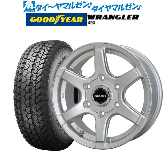 新品 オフロードタイヤ ホイール4本セットホットスタッフ バイソン BN-0416インチ 5.5Jグッドイヤー ラングラー AT/S175/80R16|カーポートマルゼン 店