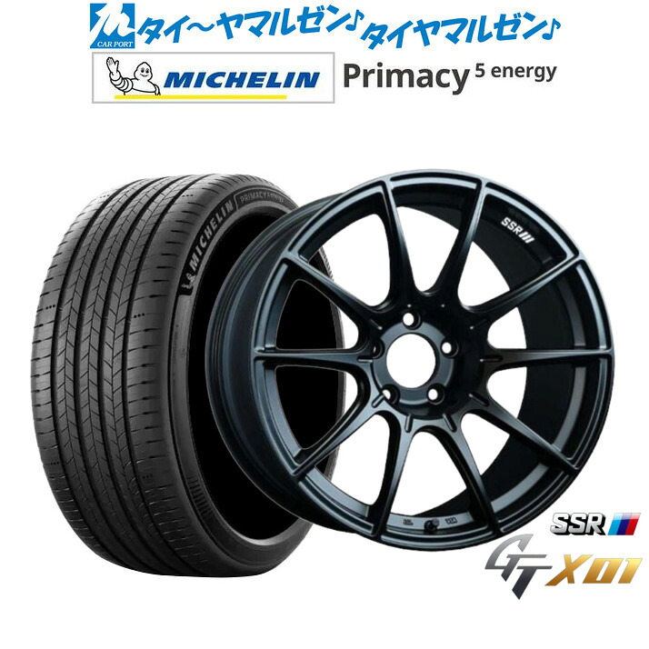 新品 サマータイヤ ホイール4本セットタナベ SSR GT X0118インチ 7.5Jミシュラン プライマシー プライマシー5 energy225/55R18|カーポートマルゼン 店