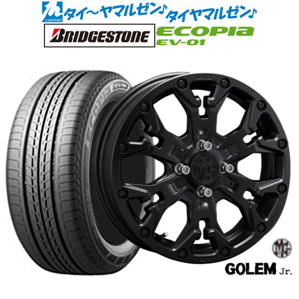 新品 サマータイヤ ホイール4本セット クリムソン MG ゴーレム Jr. 16インチ 6.0J ブリヂストン ECOPIA エコピア EV-01 205/55R16