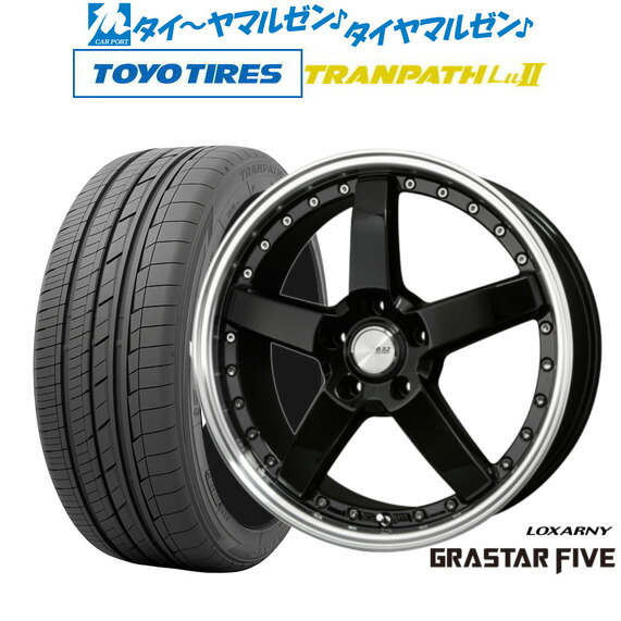 R　ロクサーニグラスターファイブ20インチ　ホイールタイヤ付き　4本セット 楽天市場】[マラソン期間]割引クーポン配布新品 サマータイヤ