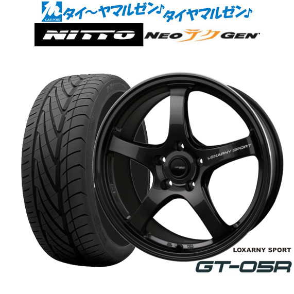 新品 サマータイヤ ホイール4本セットBADX ロクサーニスポーツ GT-05R17インチ 7.5JNITTO NEO GEN 215/40R17｜カーポートマルゼン 店