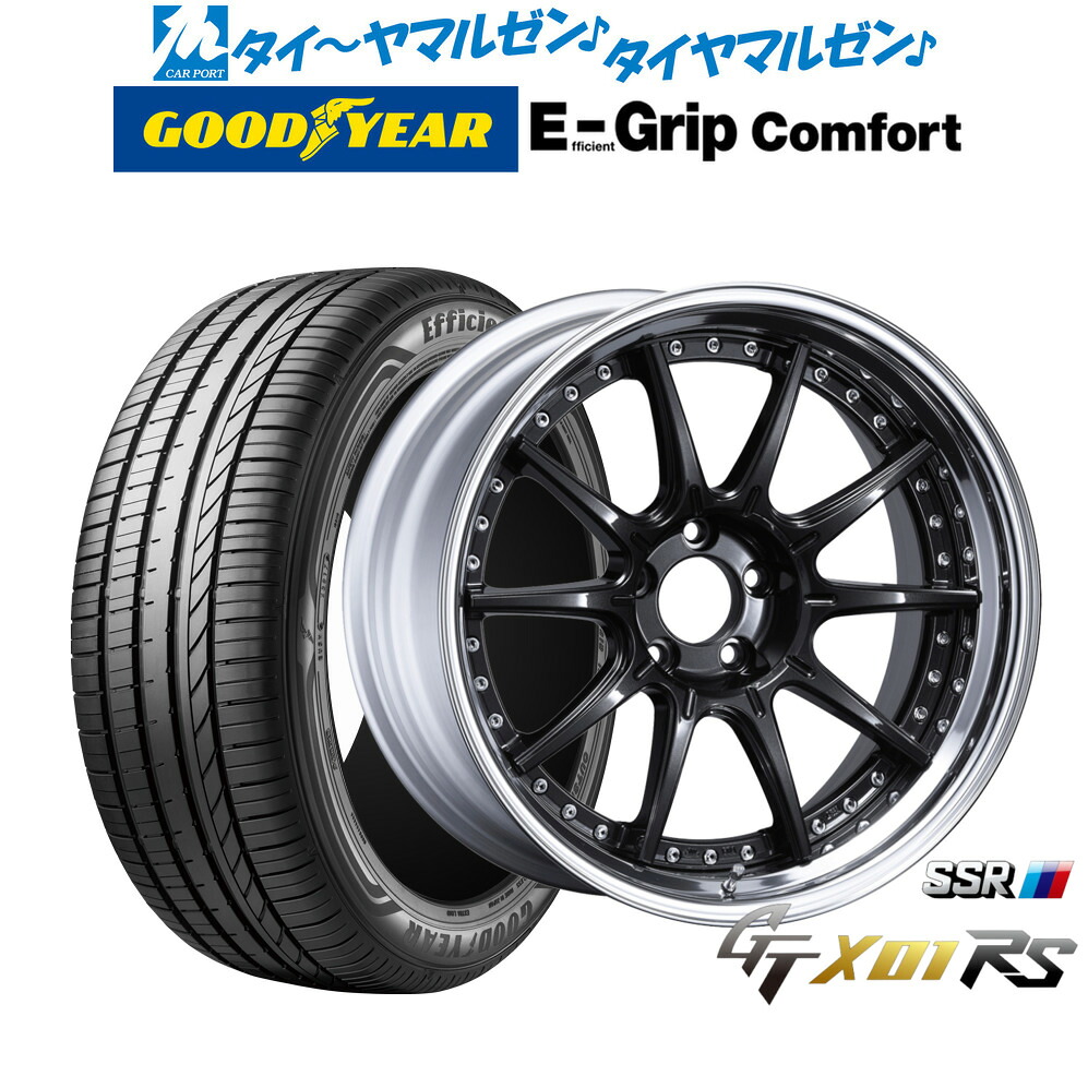 新品 サマータイヤ ホイール4本セットタナベ SSR GT X01 RS20インチ 8.5Jグッドイヤー エフィシエント グリップ コンフォート245/35R20｜カーポートマルゼン 店