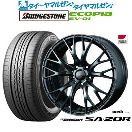 新品 サマータイヤ ホイール4本セット ウェッズ ウェッズスポーツ SA-20R 16インチ 7.0J ブリヂストン ECOPIA エコピア EV-01 205/55R16