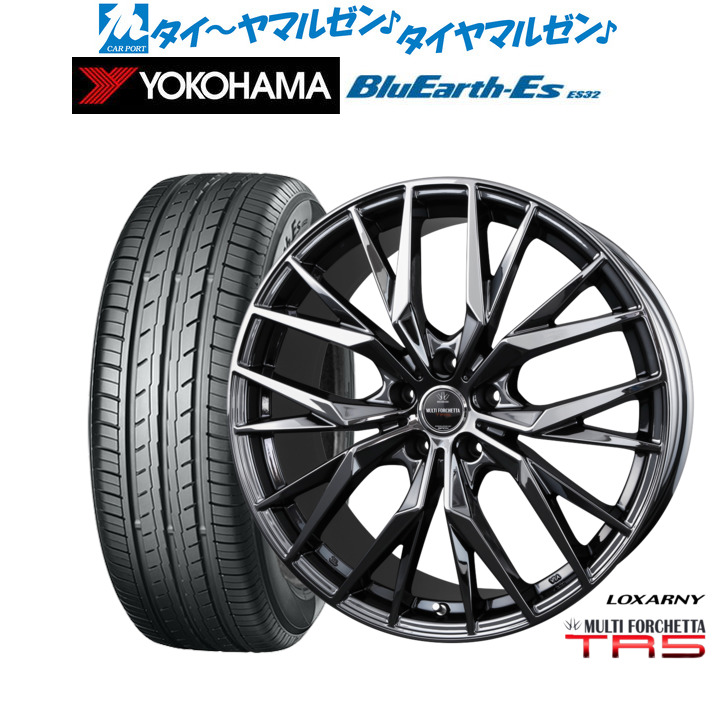 新品 サマータイヤ ホイール4本セットBADX ロクサーニ マルチフォルケッタ TR518インチ 7.5Jヨコハマ BluEarth-ES ブルーアースイーエス ES32215/40R18|カーポートマルゼン 店