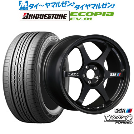 [ﾏﾗｿﾝ期間]P最大42倍&ｸｰﾎﾟﾝ配布 新品 サマータイヤ ホイール4本セット タナベ SSR Type-C FORGED 17インチ 7.5J ブリヂストン ECOPIA エコピア EV-01 215/50R17