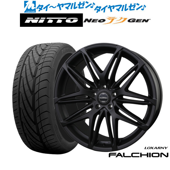 新品 サマータイヤ ホイール4本セットBADX ロクサーニ ファルシオン Black Edition20インチ 8.5JNITTO NEO GEN 225/30R20｜カーポートマルゼン 店 114,500円