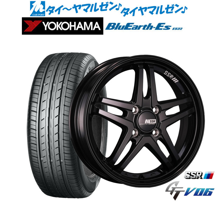 新品 サマータイヤ ホイール4本セット タナベ SSR GT V06 16インチ 6.0J ヨコハマ BluEarth-ES ブルーアースイーエス ES32 195/65R16