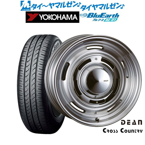 新品 サマータイヤ ホイール4本セットクリムソン ディーン クロスカントリー16インチ 6.0Jヨコハマ BluEarth ブルーアース (AE-01)175/60R16|カーポートマルゼン 店