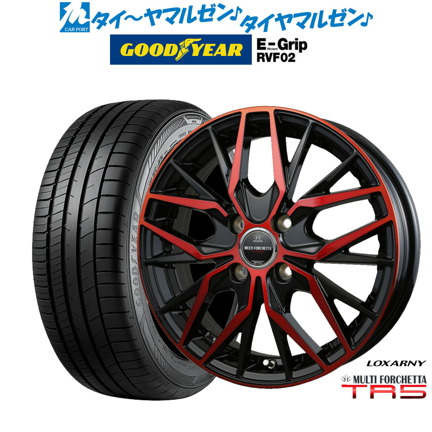 楽天市場】新品 サマータイヤ ホイール4本セットBADX ロクサーニ