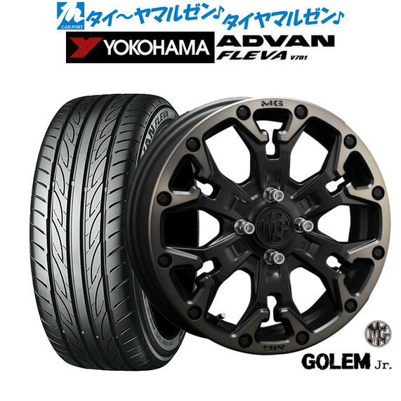 新品 サマータイヤ ホイール4本セットクリムソン MG ゴーレム Jr.16インチ 6.0Jヨコハマ ADVAN アドバン フレバ V701205/50R16|カーポートマルゼン 店