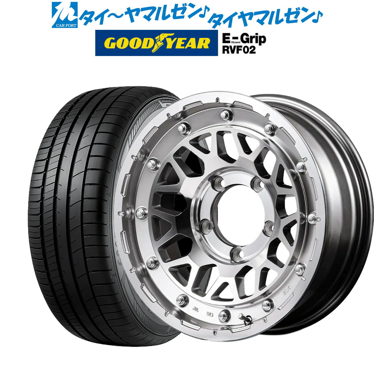 新品 サマータイヤ ホイール4本セット MID ナイトロパワー M29 スティンガー 16インチ 6.0J グッドイヤー エフィシエント グリップ RVF02 215/65R16