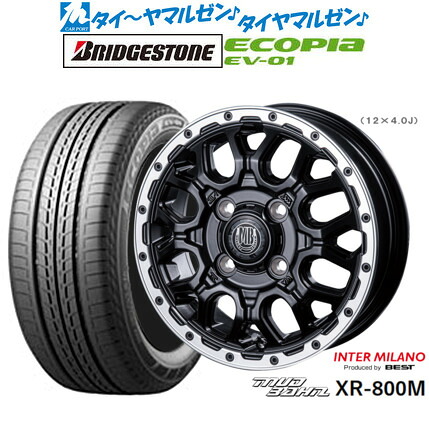 新品 サマータイヤ ホイール4本セット インターミラノ マッドバーン XR-800M 16インチ 6.5J ブリヂストン ECOPIA エコピア EV-01 205/55R16 106,755円