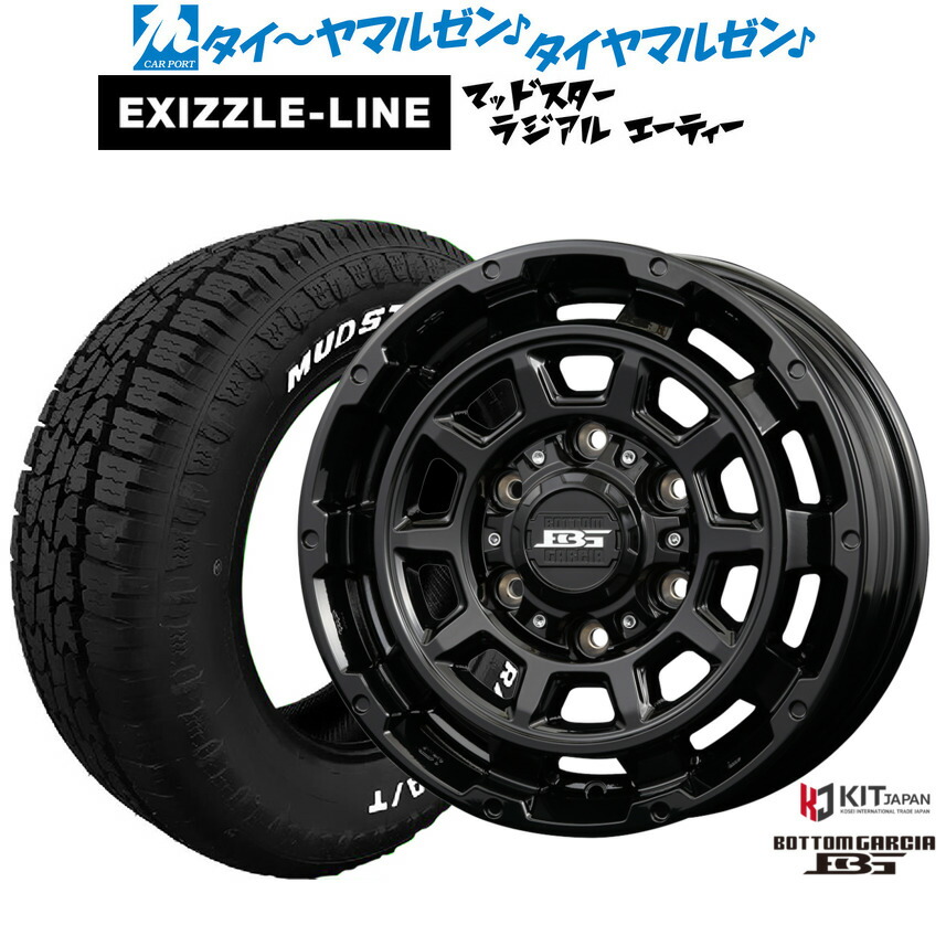 最大10万P当たる！大抽選開催中 新品 オフロードタイヤ ホイール4本セット コーセイ ボトムガルシア ディグレ 16インチ 6.5J エクシズルライン MUDSTAR マッドスター RADIAL ラジアル A/T 215/65R16