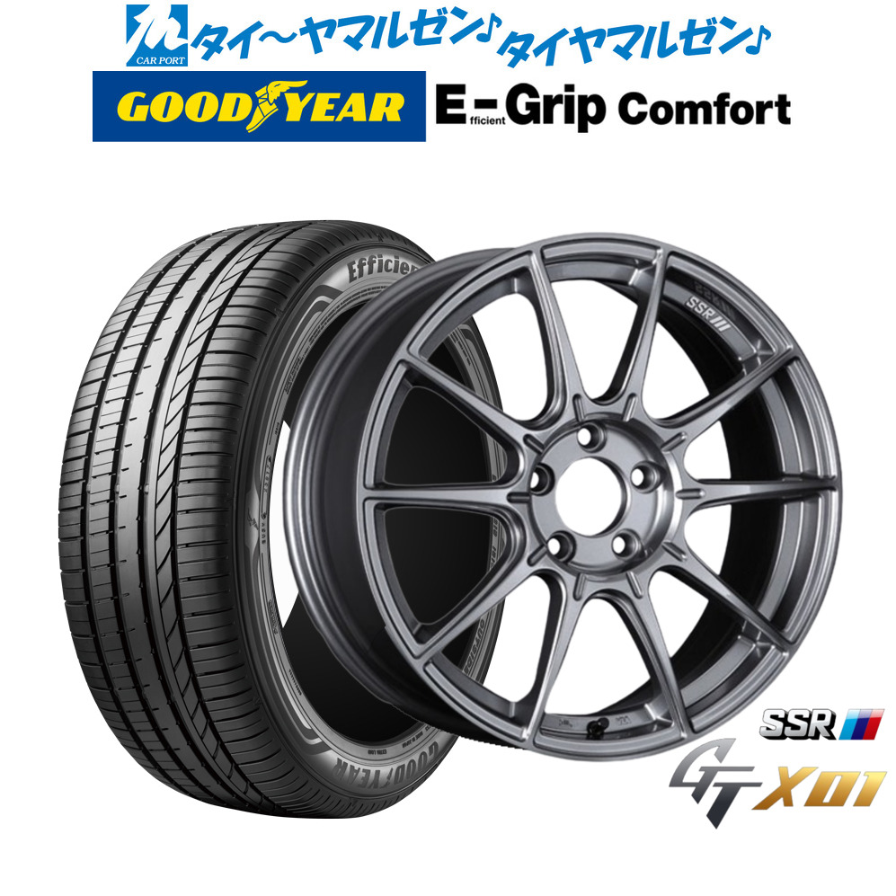 新品 サマータイヤ ホイール4本セットタナベ SSR GT X0118インチ 7.5Jグッドイヤー エフィシエント グリップ コンフォート235/50R18｜カーポートマルゼン 店 100,200円