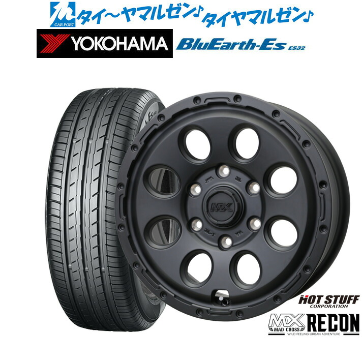 新品 サマータイヤ ホイール4本セットホットスタッフ マッドクロス リーコン16インチ 6.5Jヨコハマ BluEarth-ES ブルーアースイーエス ES32215/65R16｜カーポートマルゼン 店