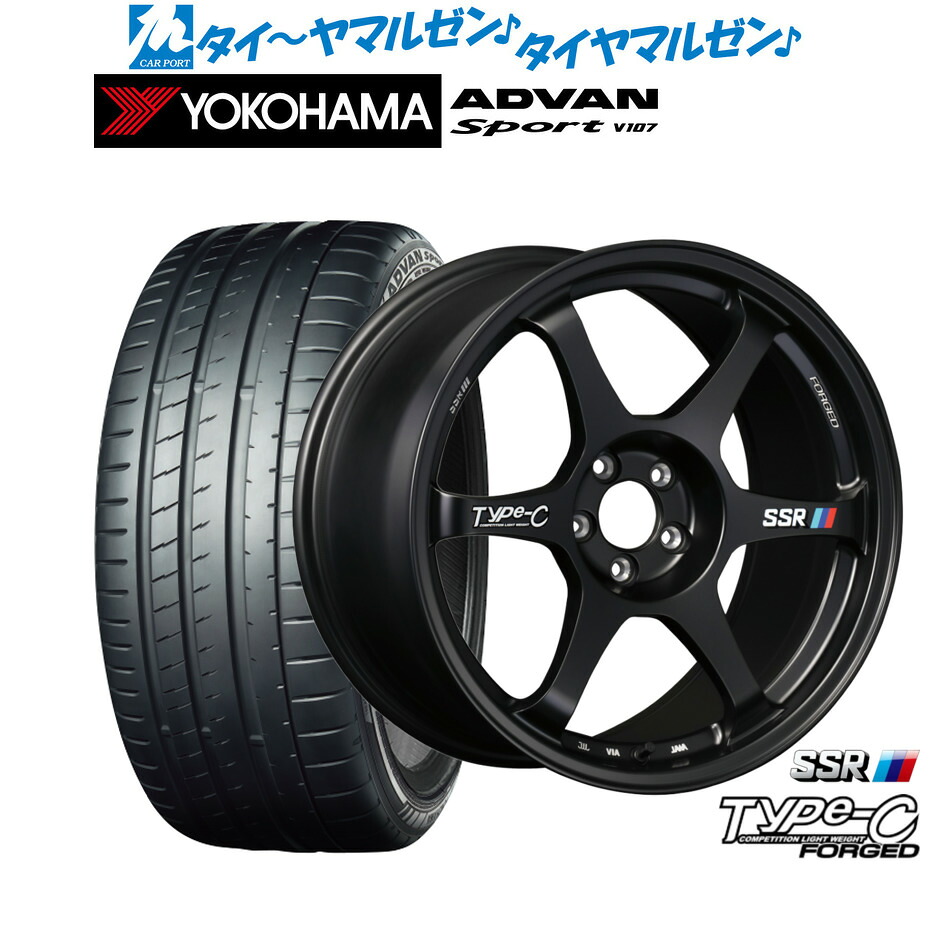 新品 サマータイヤ ホイール4本セットタナベ SSR Type-C FORGED18インチ 8.0Jヨコハマ ADVAN アドバン Sport (V107)225/40R18|カーポートマルゼン 店